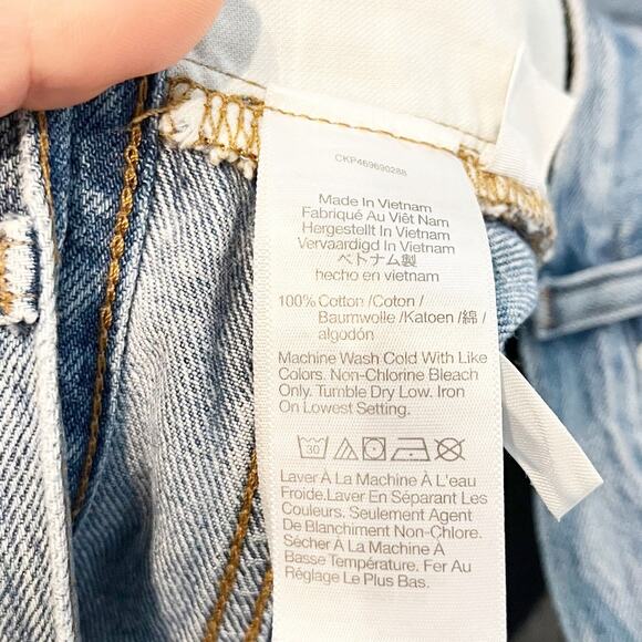 Madewell Superwide Leg High Rise Jeans Varian Wash Blue 29 / 8 - Picture 6 of 6